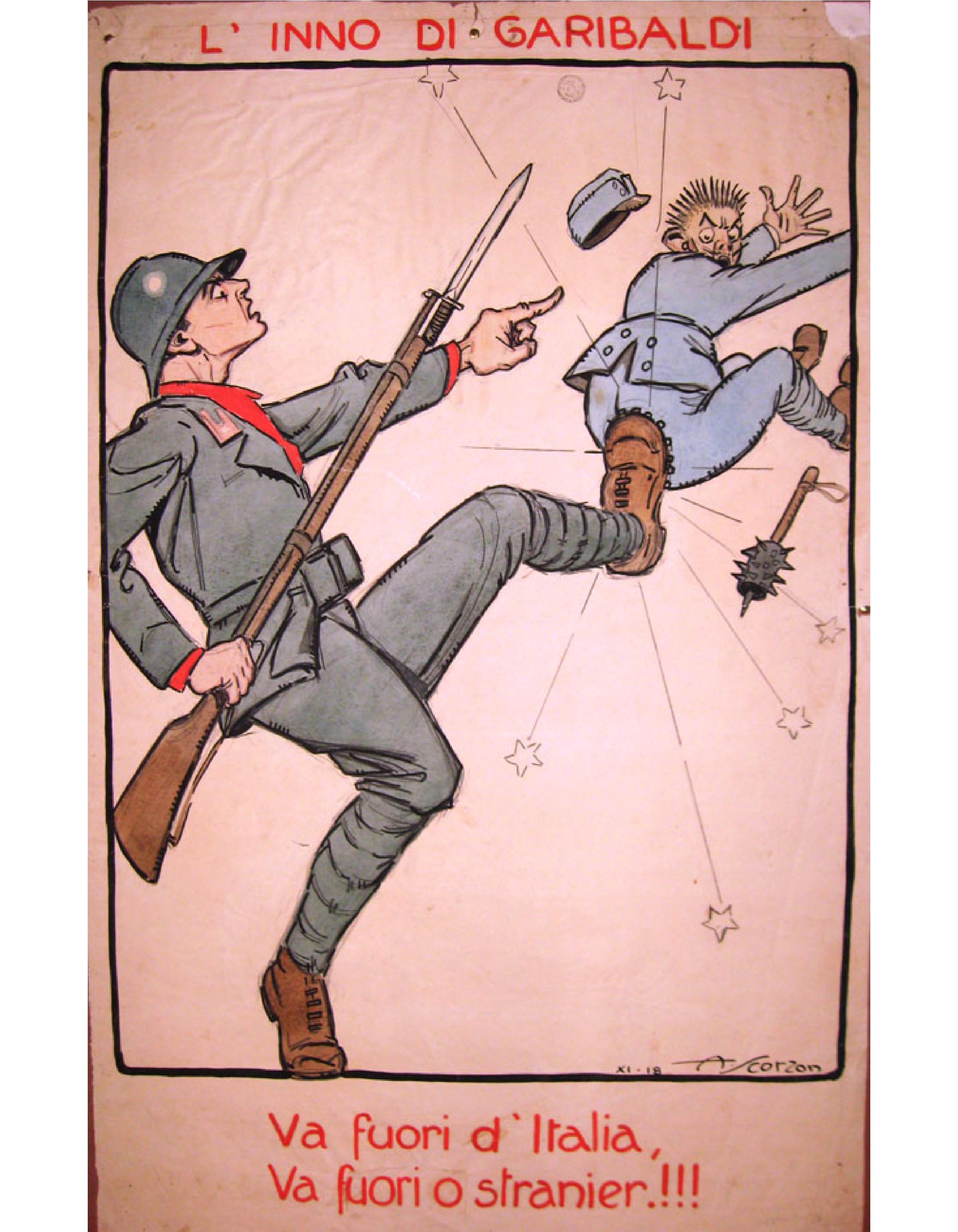 L'*inno di Garibaldi : va fuori d'Italia, va fuori o stranier!!!